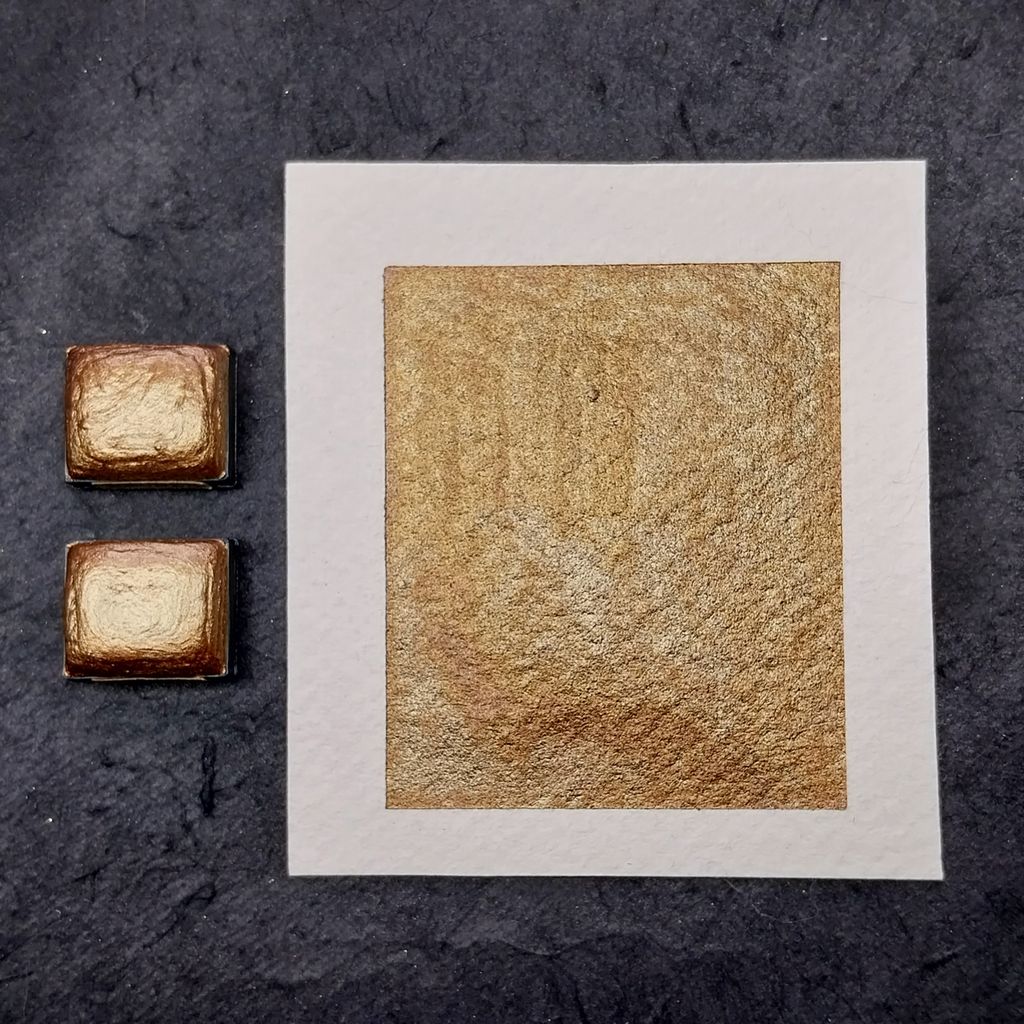Bronze- Handmade Watercolour Paint