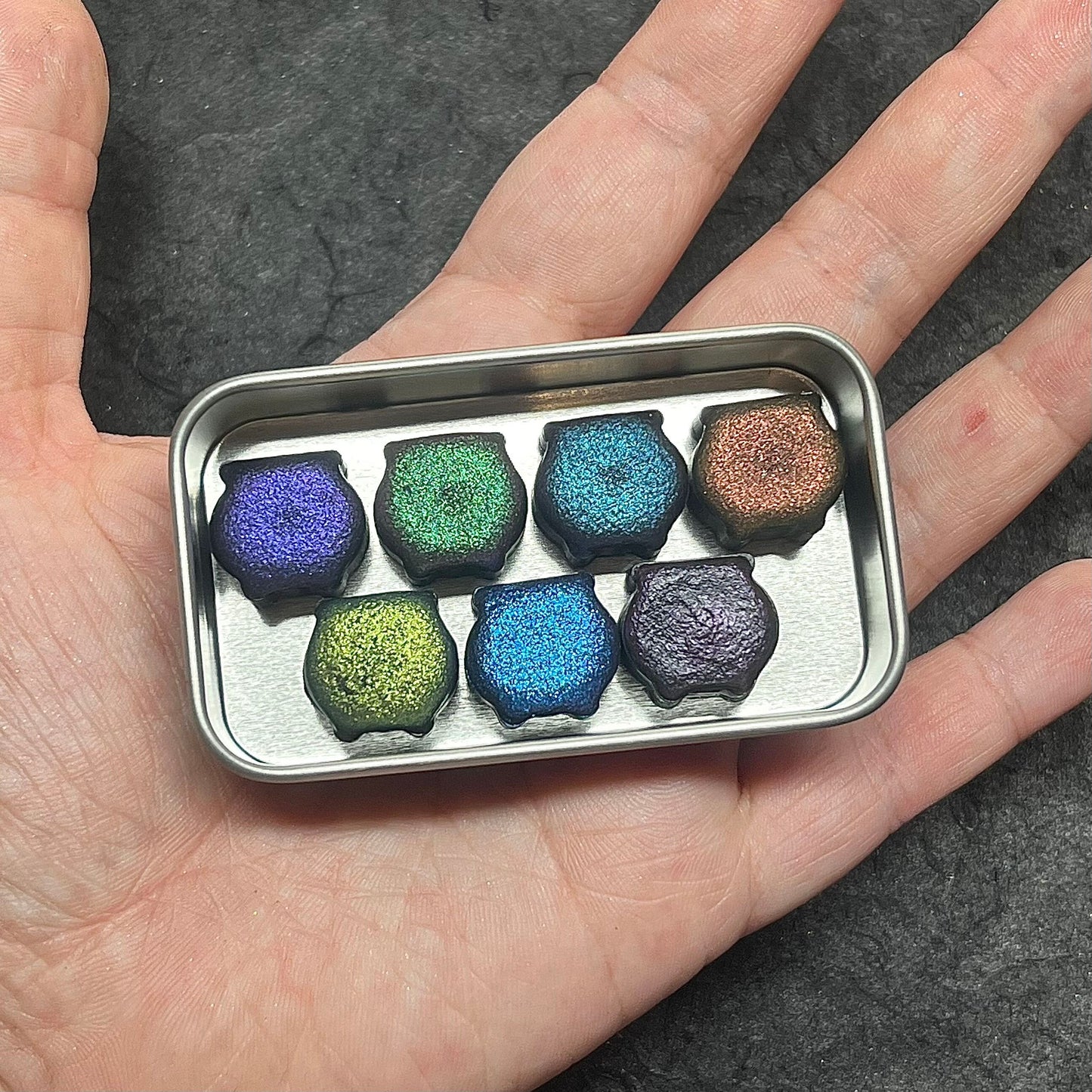 Witchcraft Palette - Handmade Colourshift Watercolour Paint