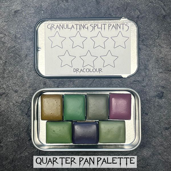 Granulating Split Palette- Handmade Watercolour Paint
