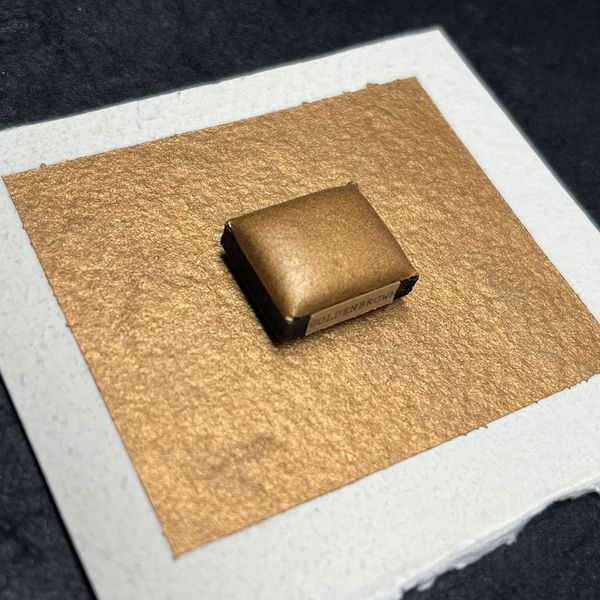 Golden Brown- Handmade Watercolour Paint