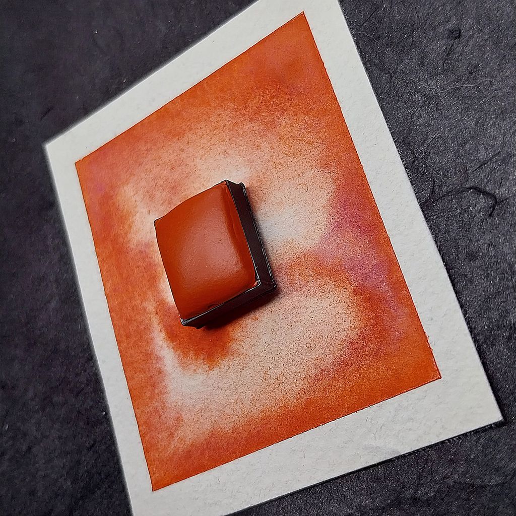 Mandarin- Handmade Watercolour Paint
