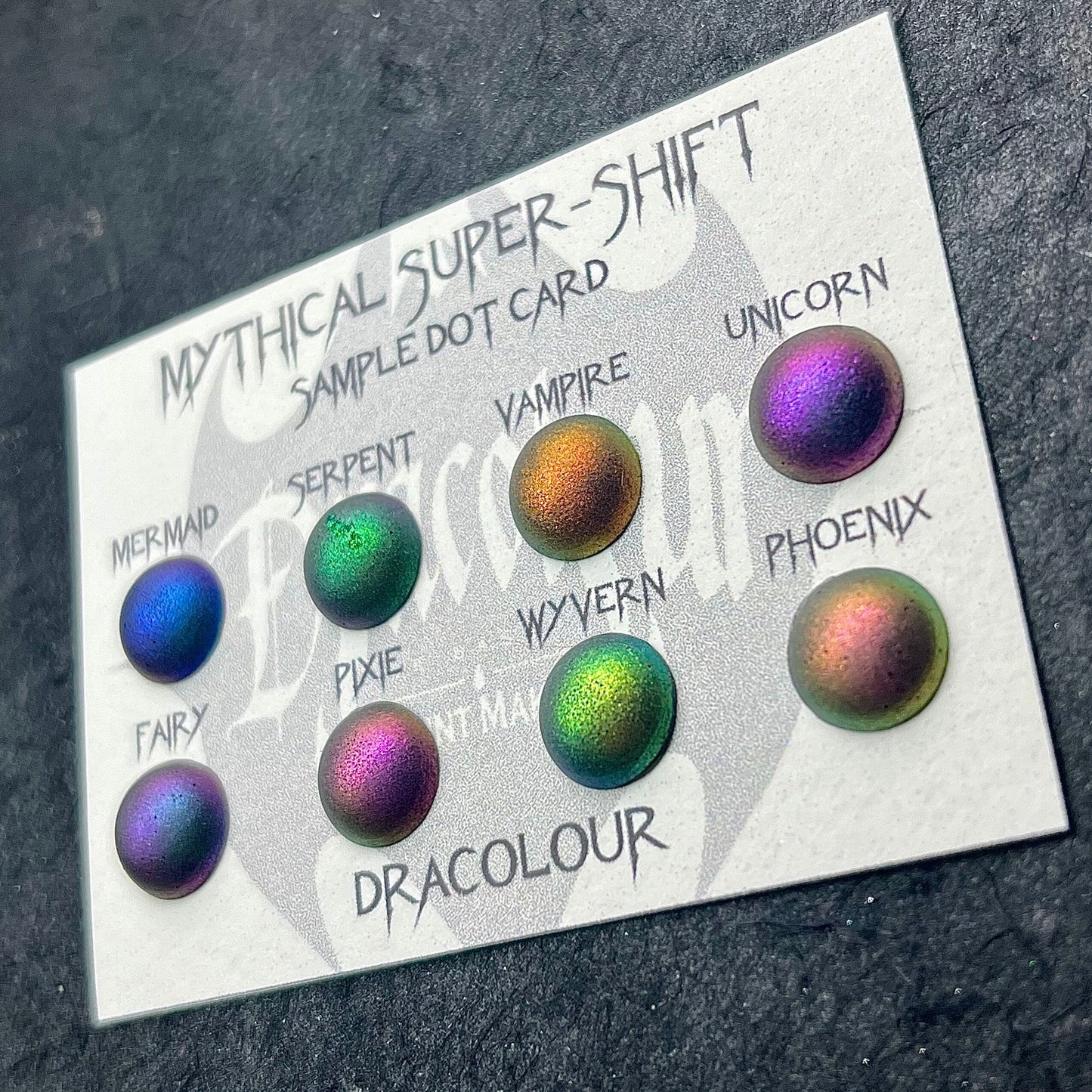 Mythical Dot Card- Handmade Watercolour Paint