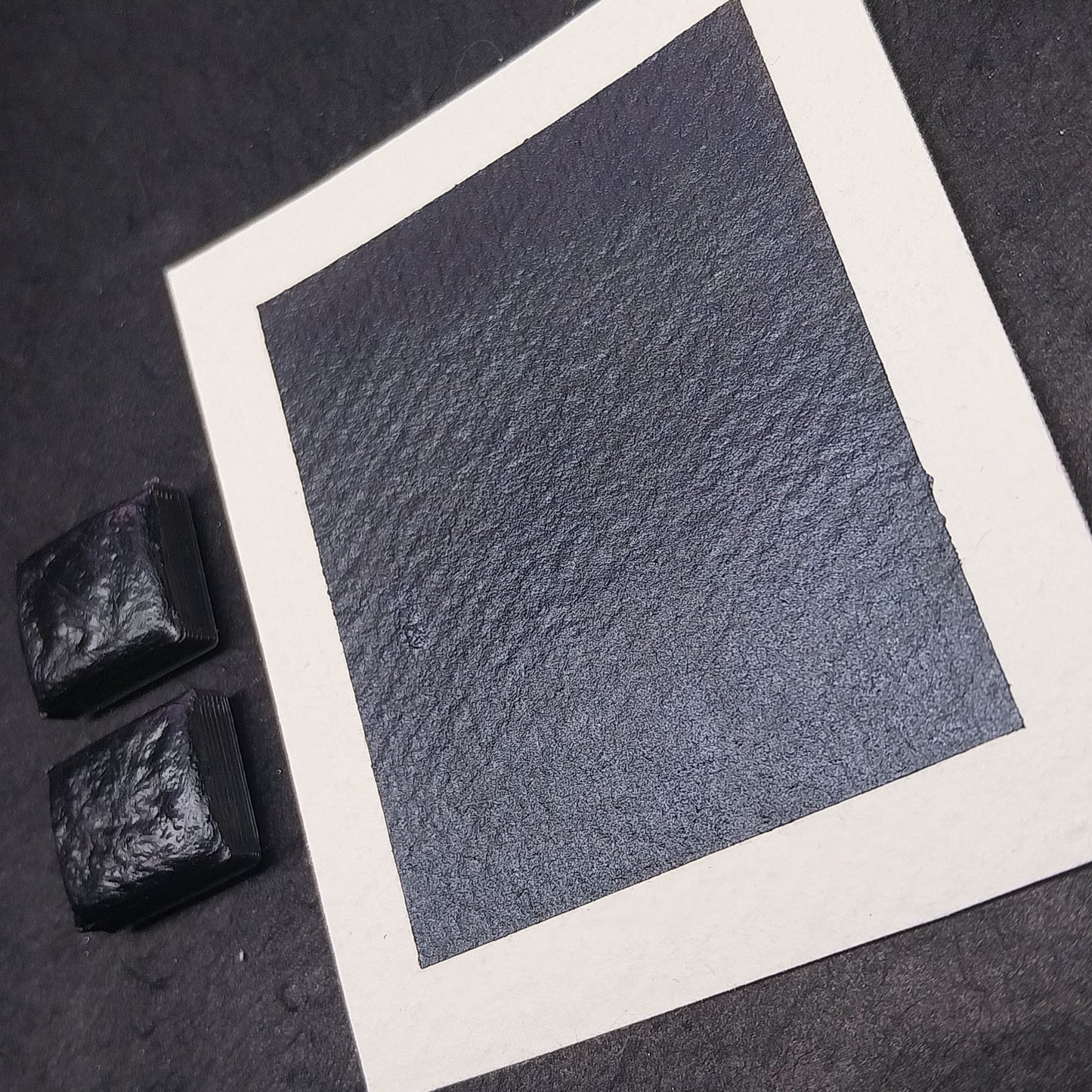 Satin Black- Handmade Watercolour Paint