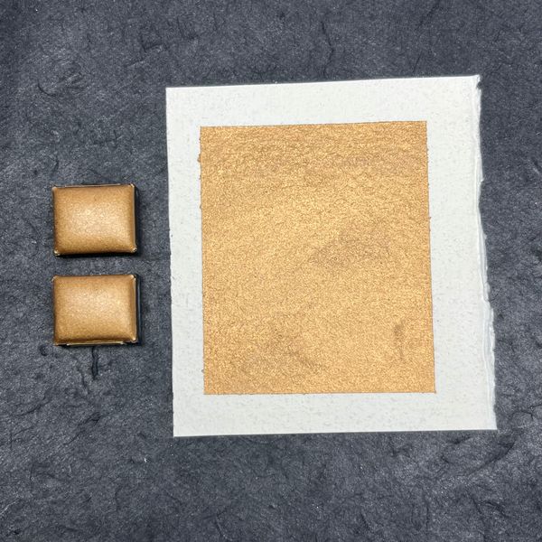 Golden Brown- Handmade Watercolour Paint
