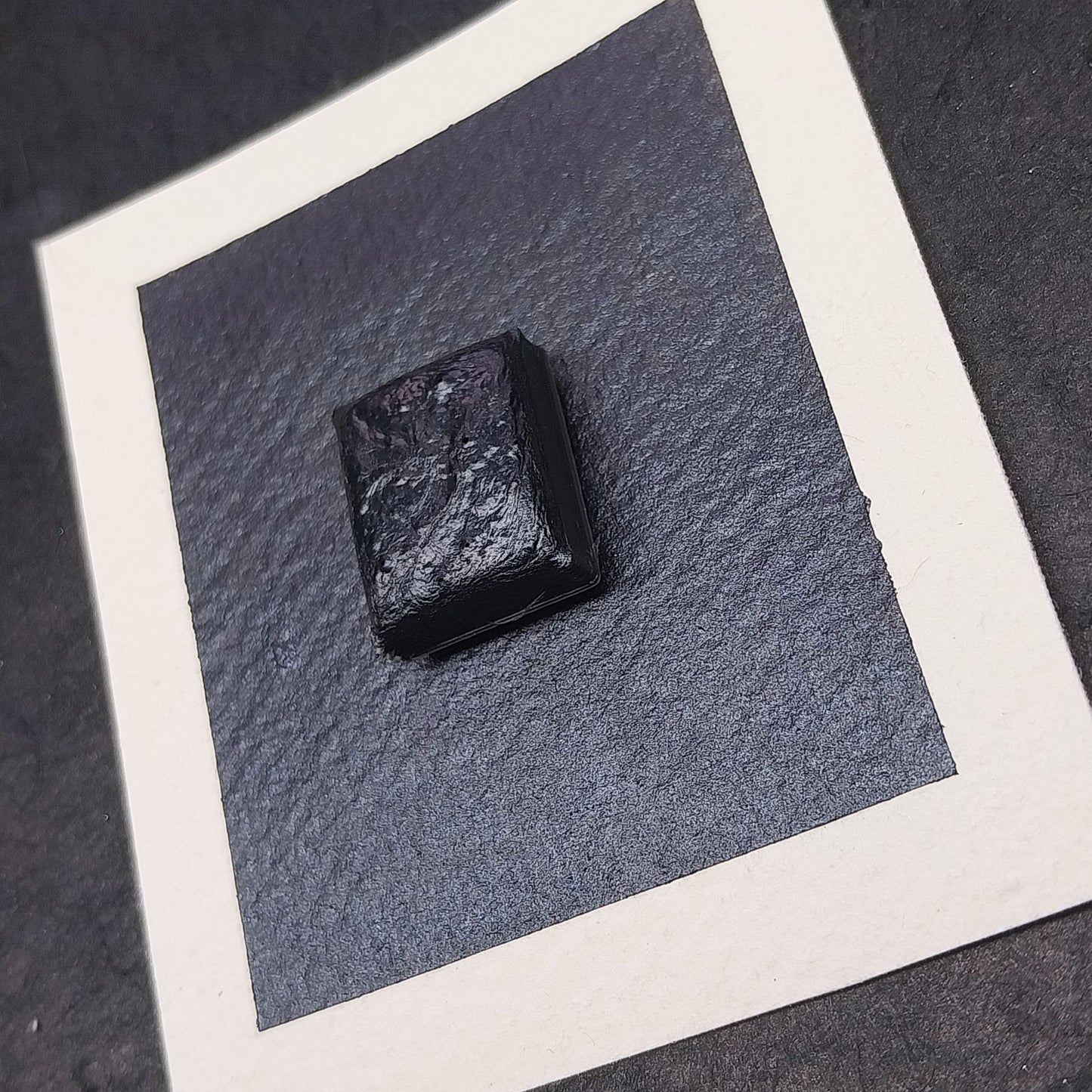 Satin Black- Handmade Watercolour Paint