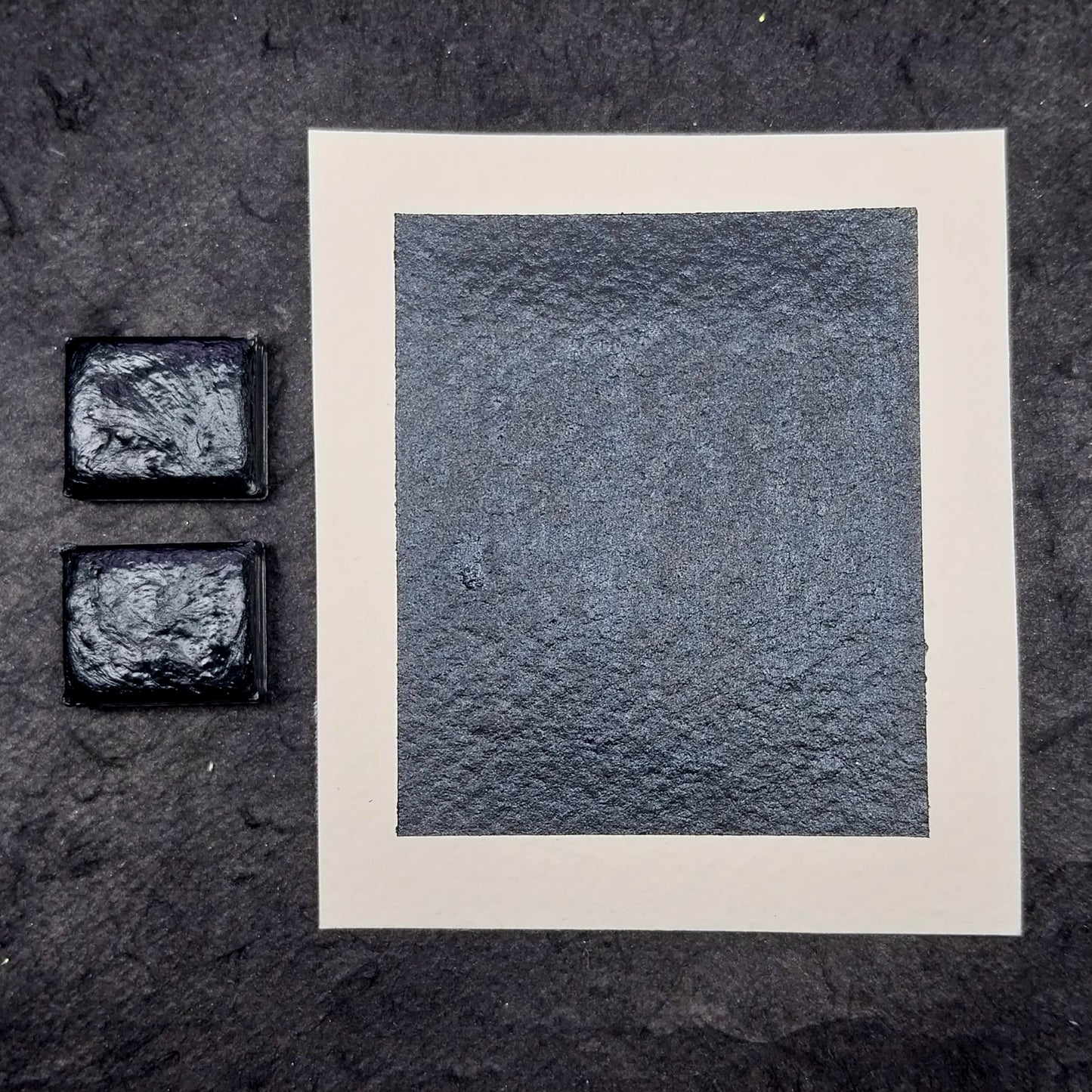 Satin Black- Handmade Watercolour Paint