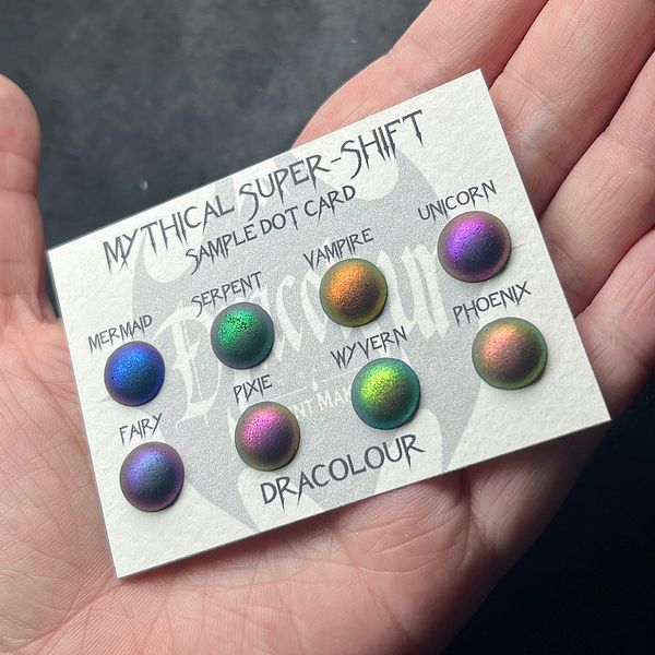 Mythical Dot Card- Handmade Watercolour Paint