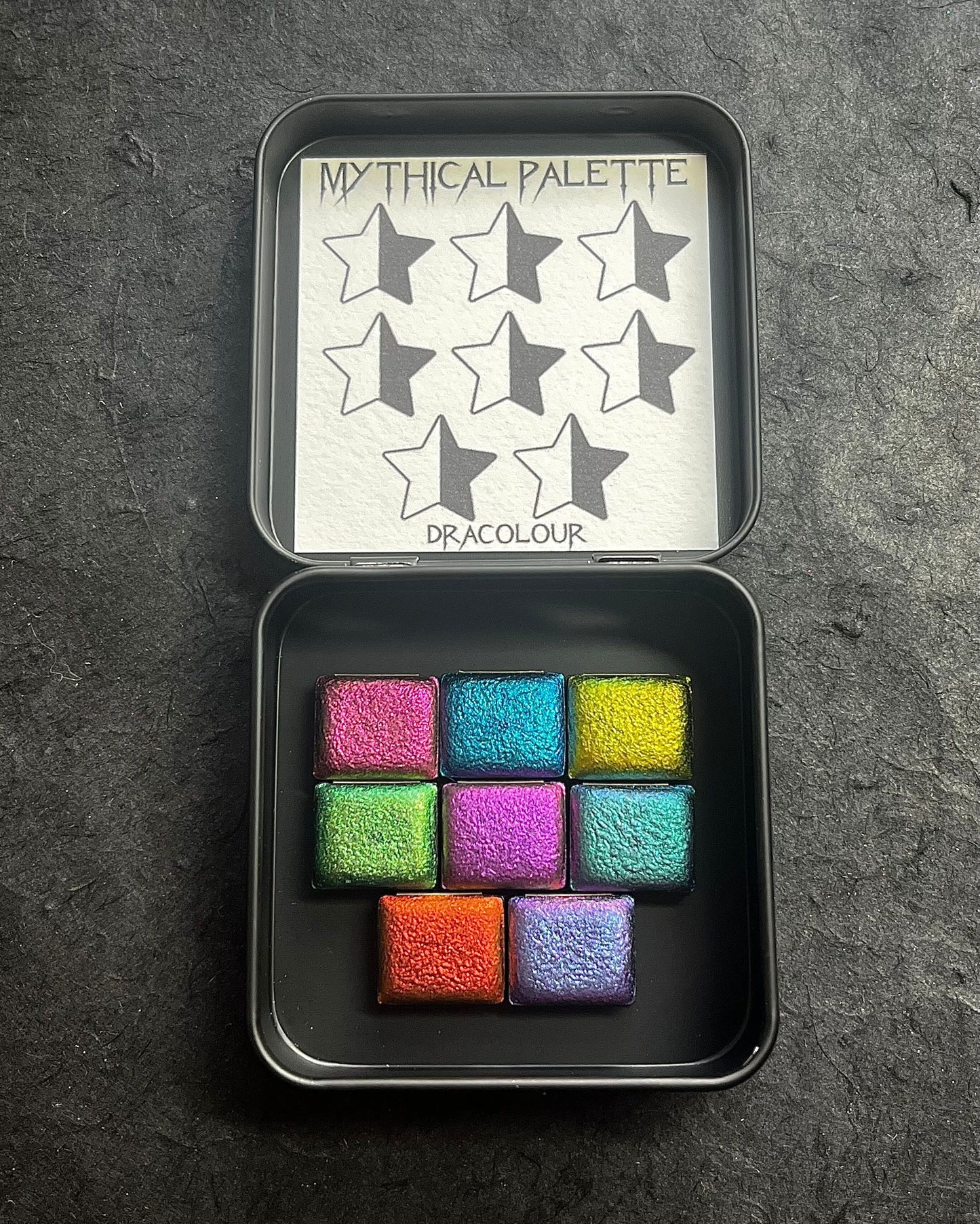 QUARTERS Mythical Palette- Handmade Colourshift Watercolour Paint