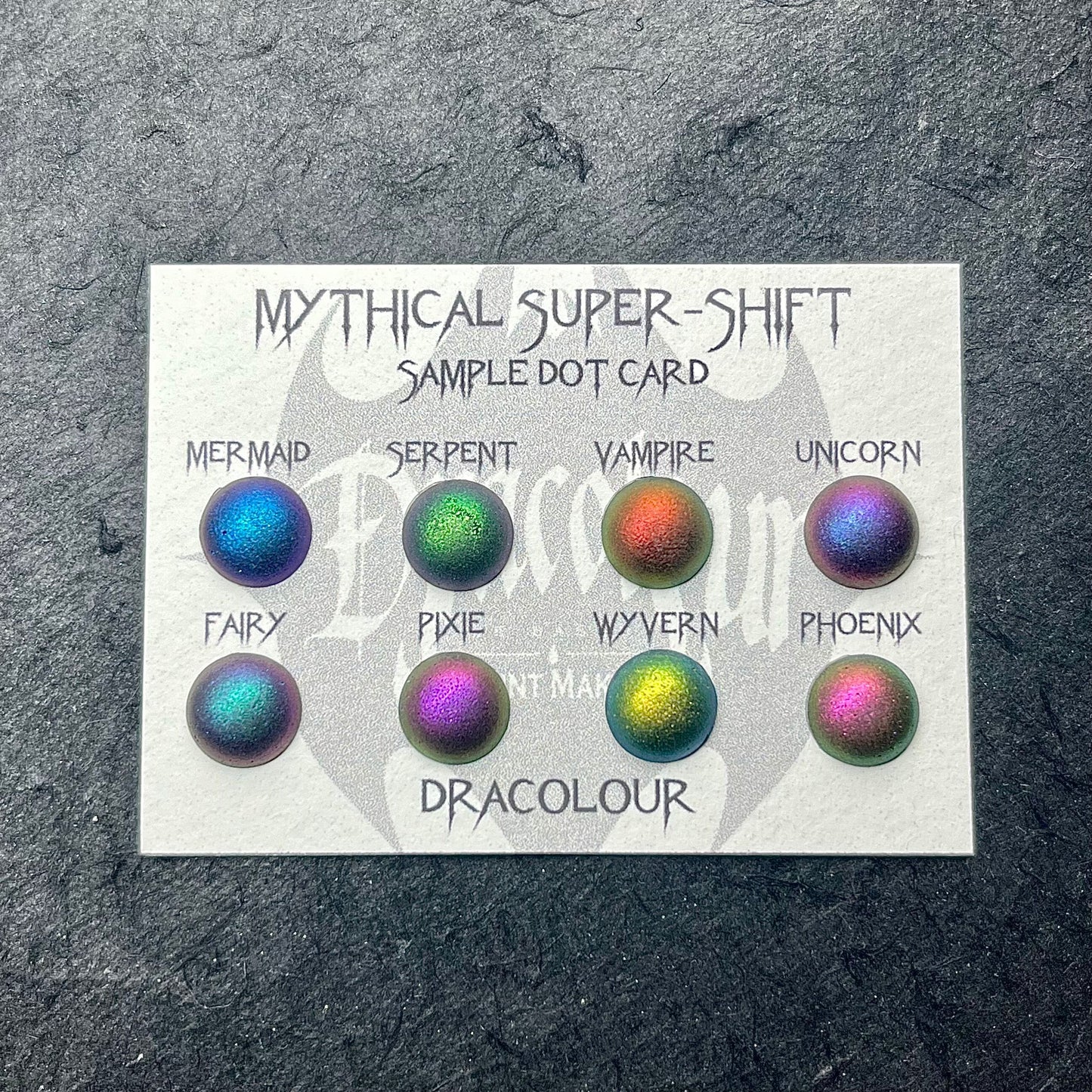 Mythical Dot Card- Handmade Watercolour Paint