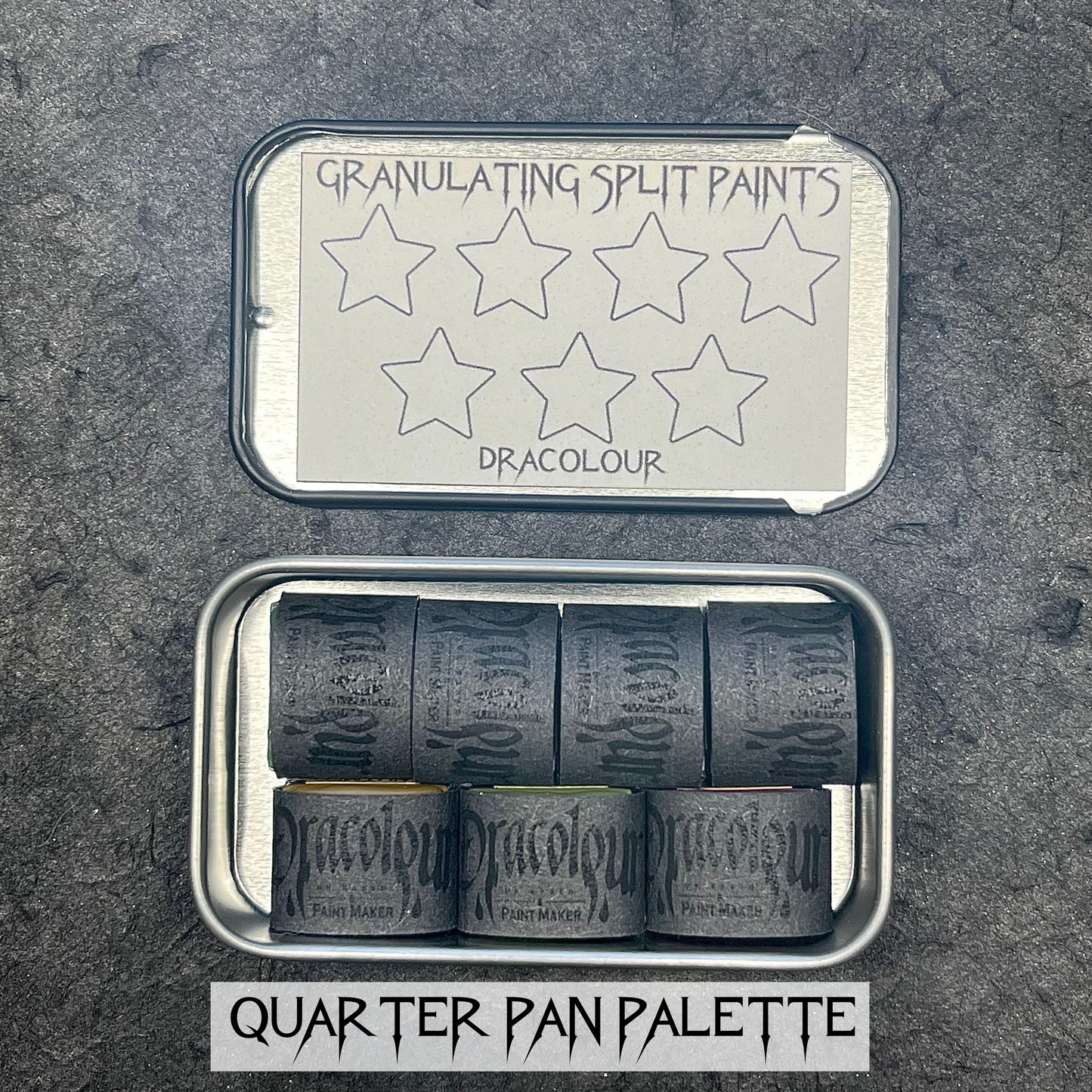 Granulating Split Palette- Handmade Watercolour Paint