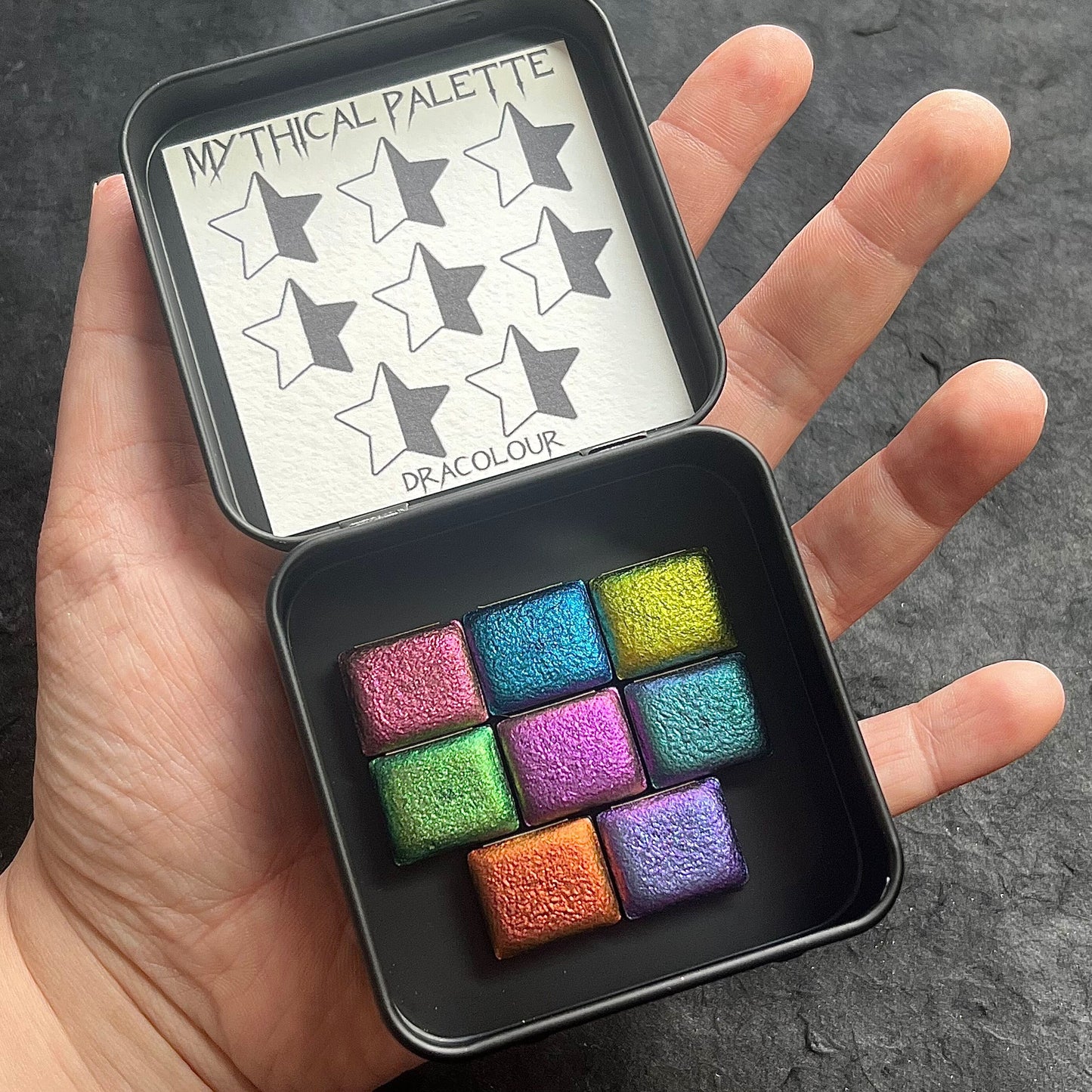QUARTERS Mythical Palette- Handmade Colourshift Watercolour Paint