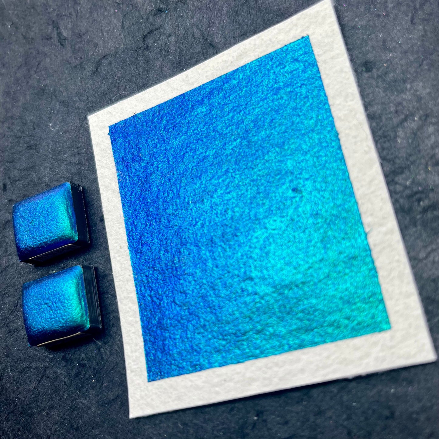 Poseidon- Handmade Colourshift Watercolour