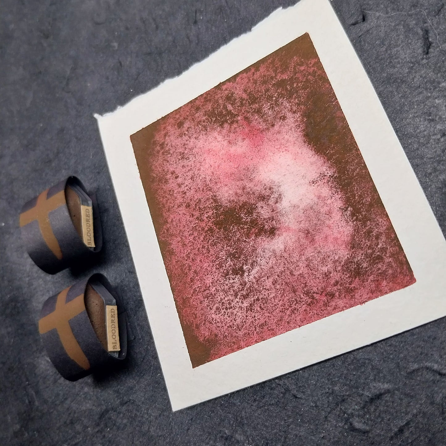 Blood Red- Handmade Watercolour Paint