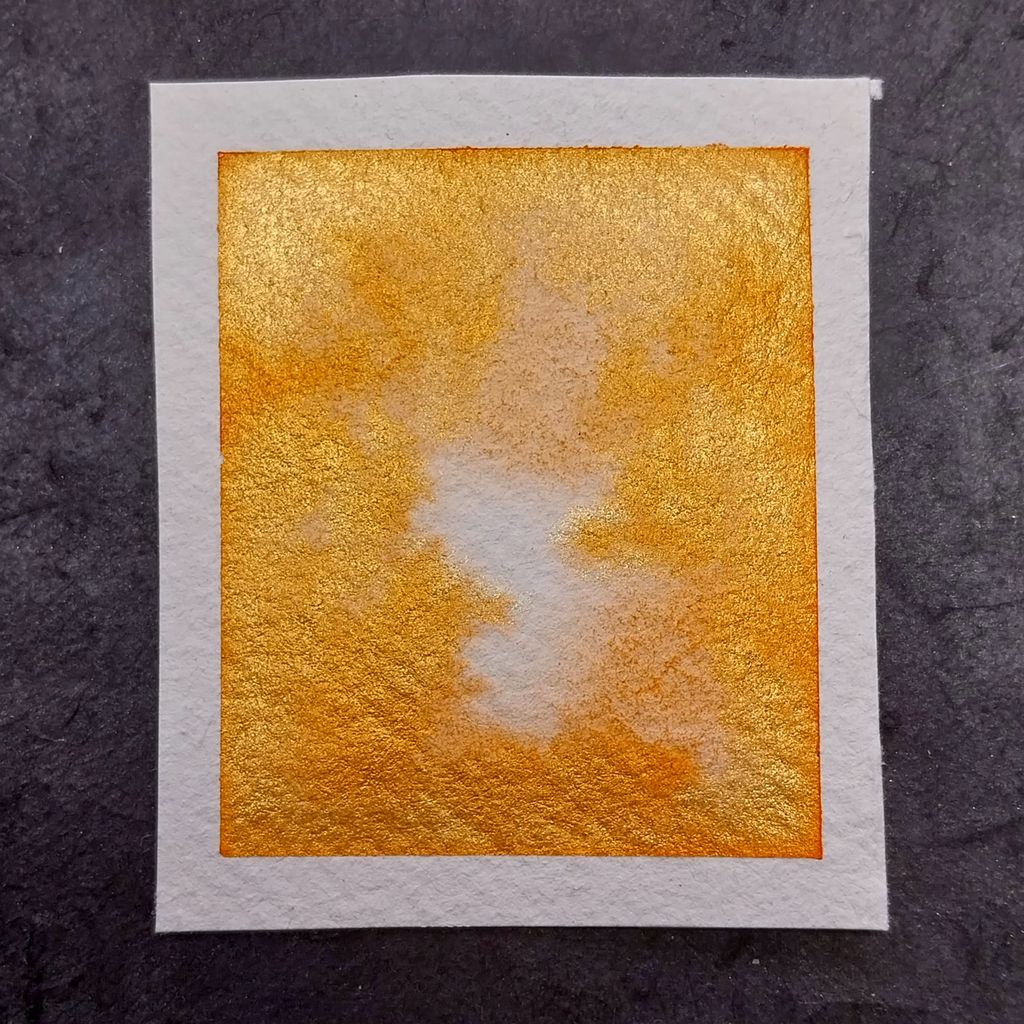 Pumpkin- Handmade Watercolour Paint